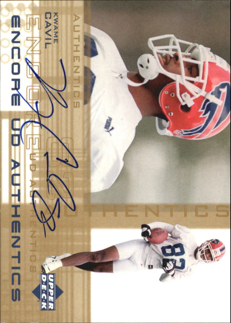 2000 Upper Deck Encore UD Authentics #KC Kwame Cavil