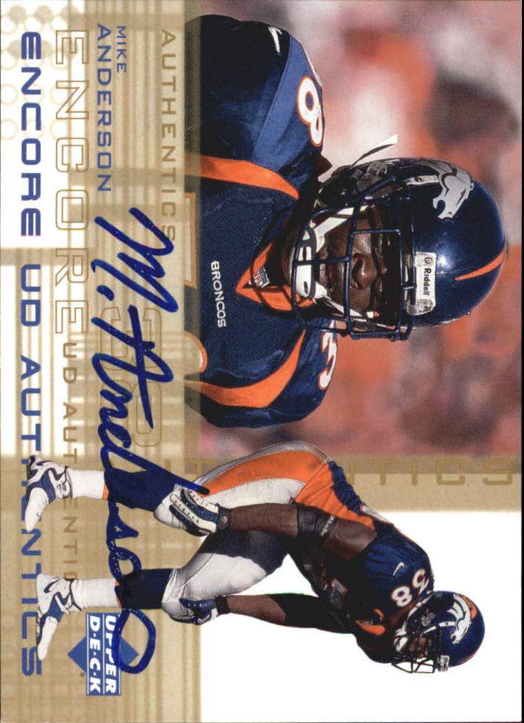 2000 Upper Deck Encore UD Authentics #MA Mike Anderson