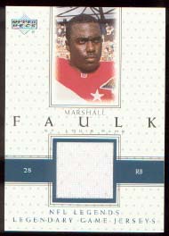 2000 Upper Deck Legends Legendary Jerseys #LJMF Marshall Faulk