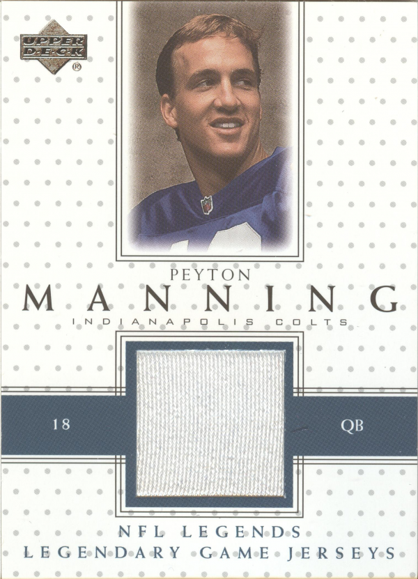 2000 Upper Deck Legends Legendary Jerseys #LJPM Peyton Manning