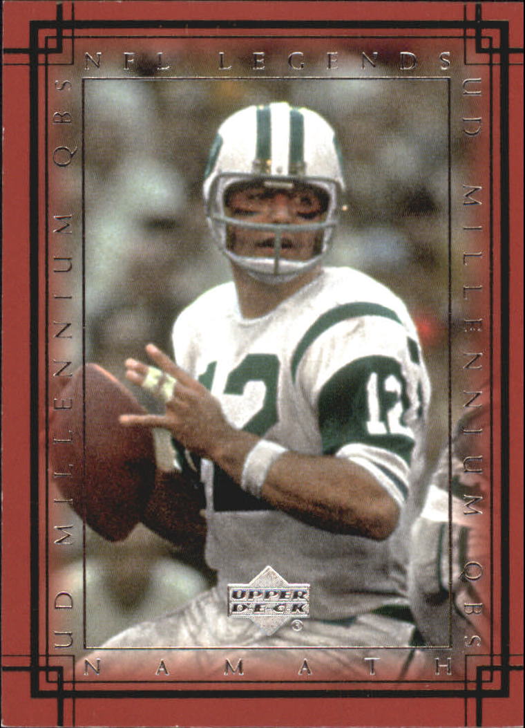 2000 Upper Deck Legends Millennium QBs #M6 Joe Namath