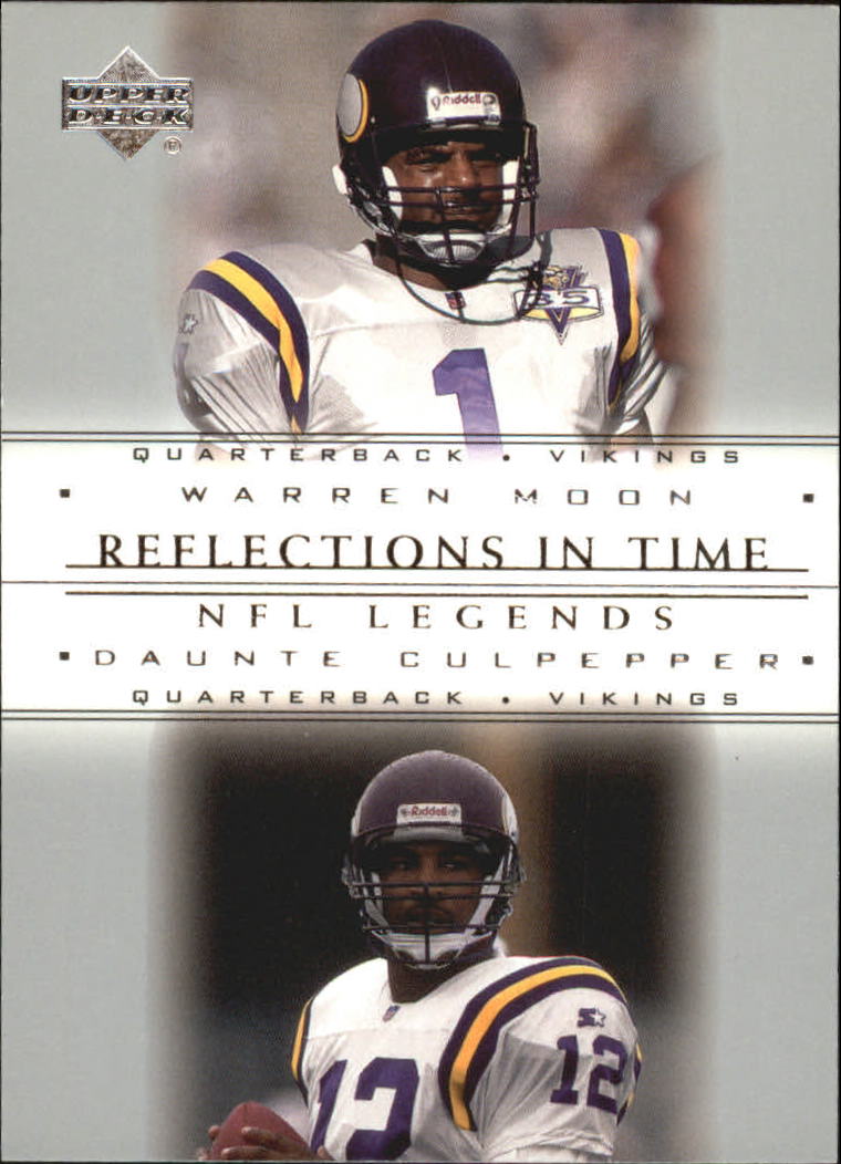 2000 Upper Deck Legends Reflections in Time #R8 W.Moon/D.Culpepper