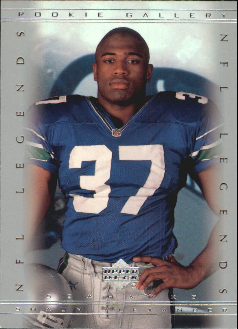 2000 Upper Deck Legends Rookie Gallery #RG10 Shaun Alexander