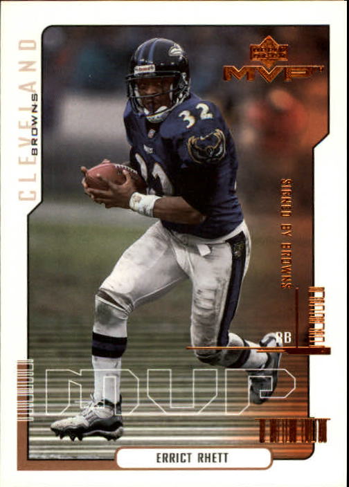 2000 Upper Deck MVP #42 Errict Rhett