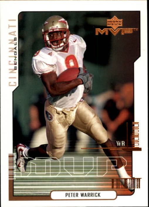 2000 Upper Deck MVP #188 Peter Warrick RC