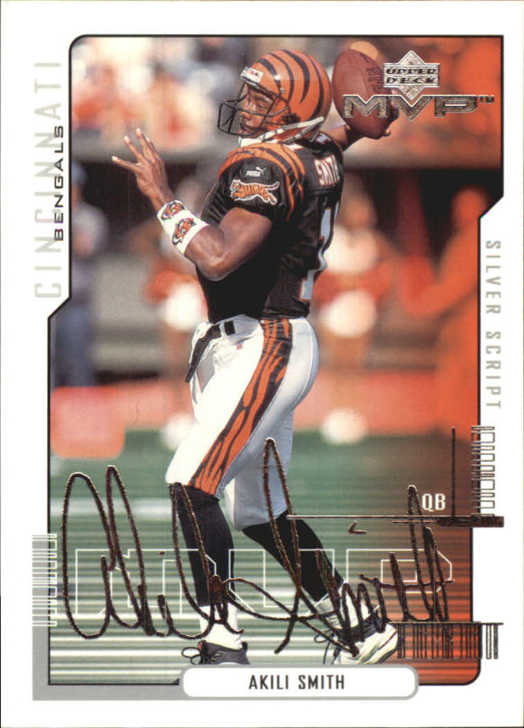 2000 Upper Deck MVP Silver Script #34 Akili Smith