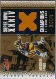 2000 Ultimate Victory Fabrics #MF Marshall Faulk