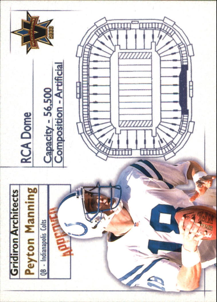 2000 Vanguard Gridiron Architects #9 Peyton Manning