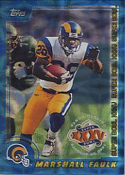 2001 Topps Super Bowl XXXV Card Show #3 Marshall Faulk