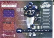 2001 Absolute Memorabilia #162 Michael Bennett RPM RC