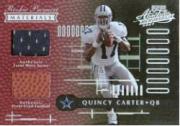 2001 Absolute Memorabilia #185 Quincy Carter RPM RC