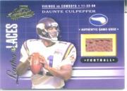 2001 Absolute Memorabilia Leather and Laces Combos #LL27 Daunte Culpepper