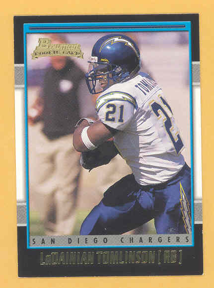 2001 Bowman #210 LaDainian Tomlinson RC