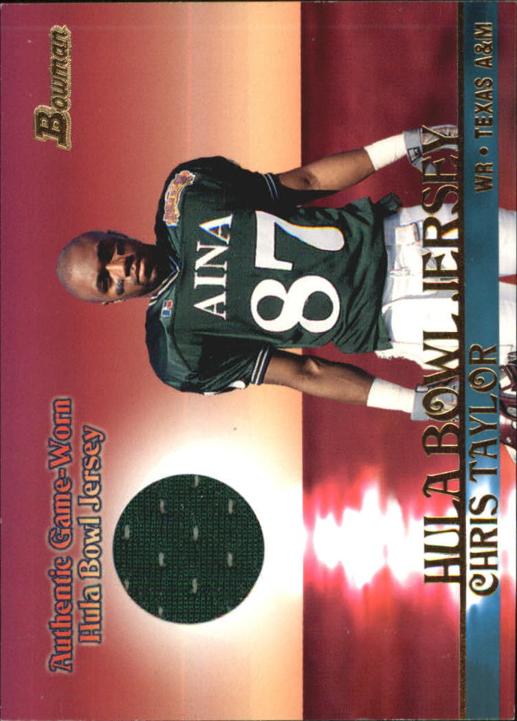 2001 Bowman Rookie Relics #BJCT Chris Taylor I
