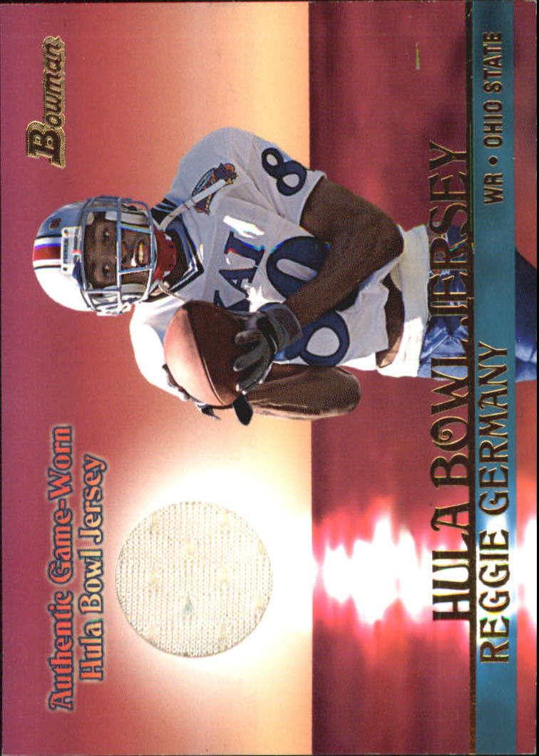 2001 Bowman Rookie Relics #BJRG Reggie Germany I