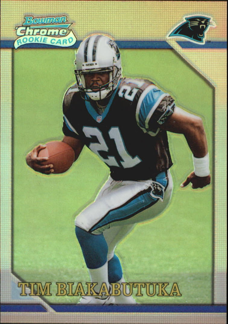2001 Bowman Chrome 1996 Rookies #BRC3 Tim Biakabutuka
