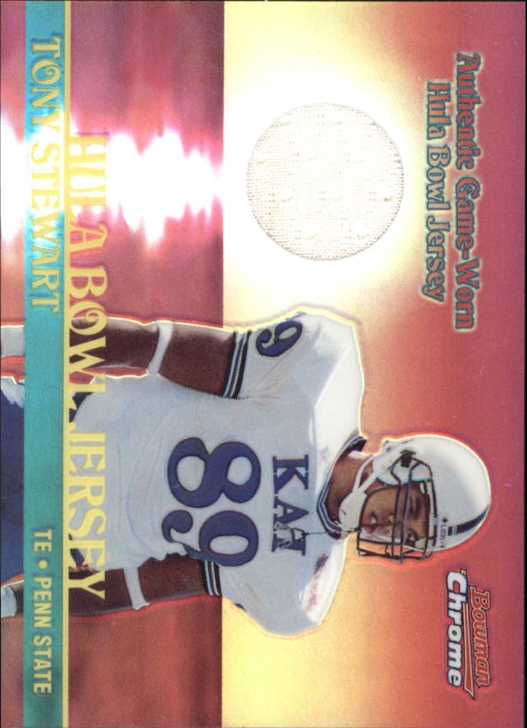 2001 Bowman Chrome Rookie Relics #BCRTS Tony Stewart