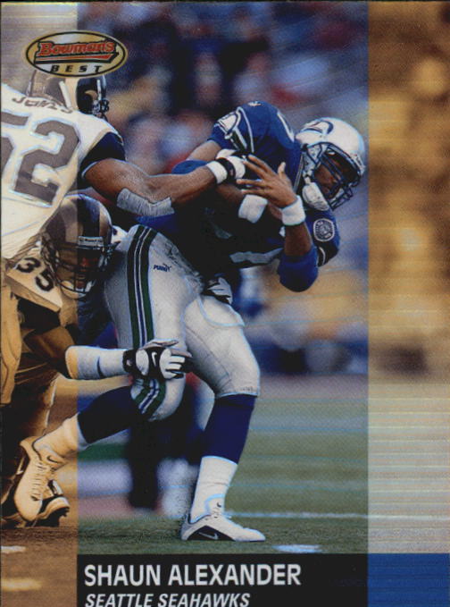 2001 Bowman's Best #54 Shaun Alexander