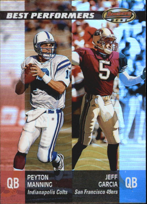 2001 Bowman's Best #92 Peyton Manning/Jeff Garcia