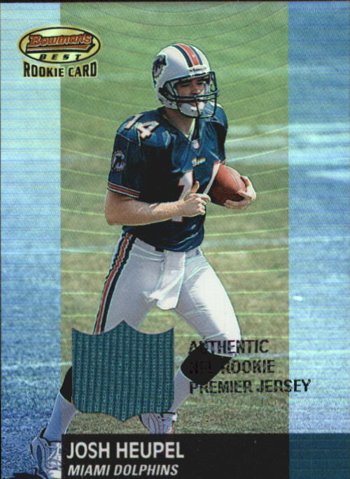 2001 Bowman's Best #104 Chris Weinke JSY RC