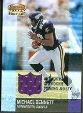 2001 Bowman's Best #115 Michael Bennett JSY RC