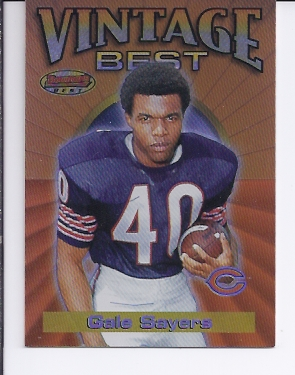 2001 Bowman's Best Vintage Best #VBGS Gale Sayers