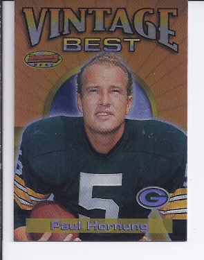 2001 Bowman's Best Vintage Best #VBPH Paul Hornung
