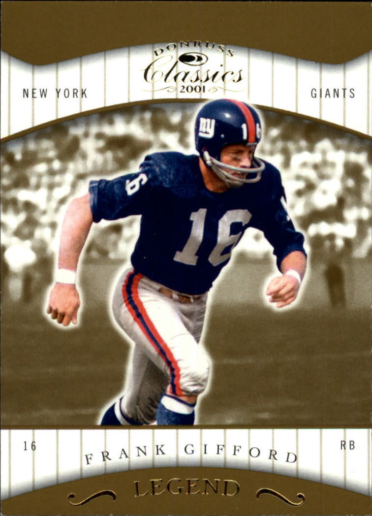 2001 Donruss Classics #181 Frank Gifford