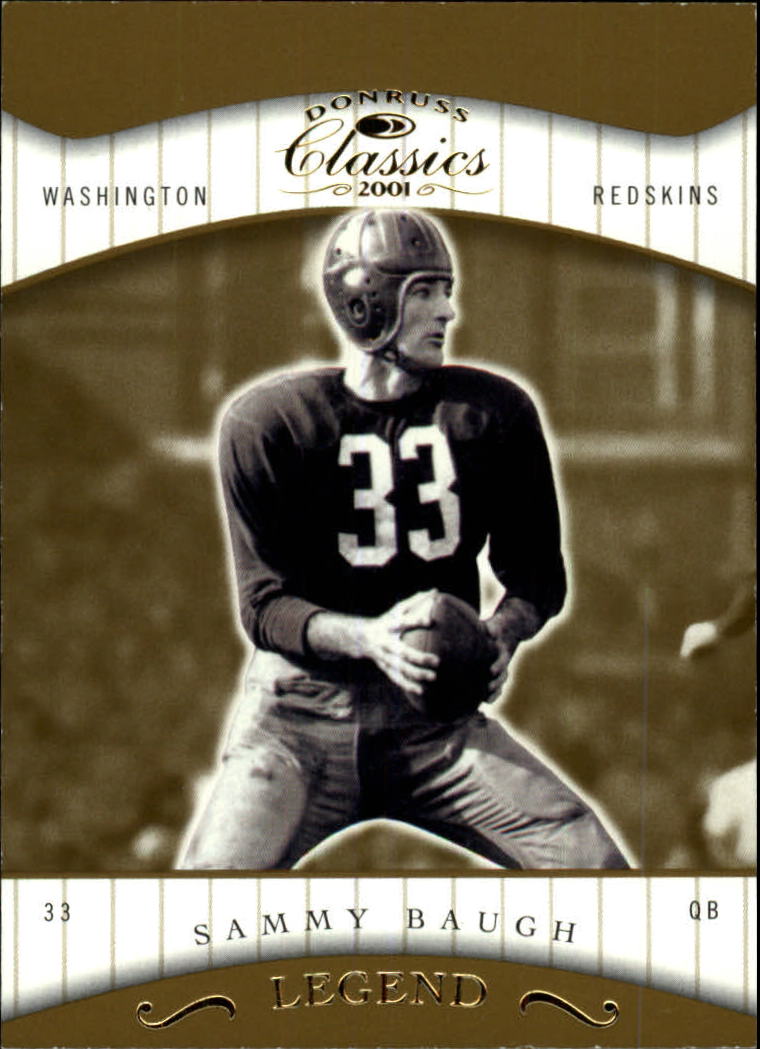 2001 Donruss Classics #199 Sammy Baugh