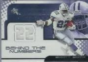 2001 E-X Behind the Numbers Jerseys #22 Emmitt Smith/778