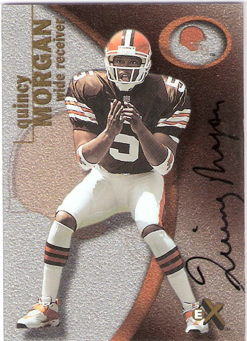 2001 E-X Rookie Autographs #119 Quincy Morgan/125*