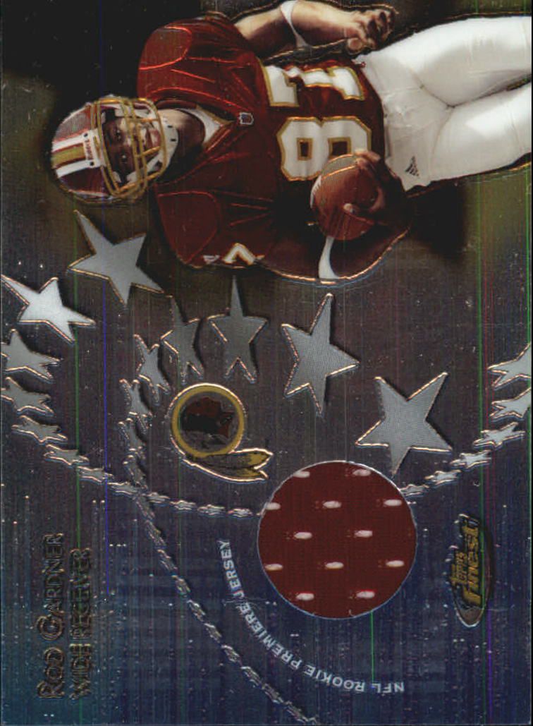 2001 Finest Rookie Premiere Jerseys #RPJRG Rod Gardner E