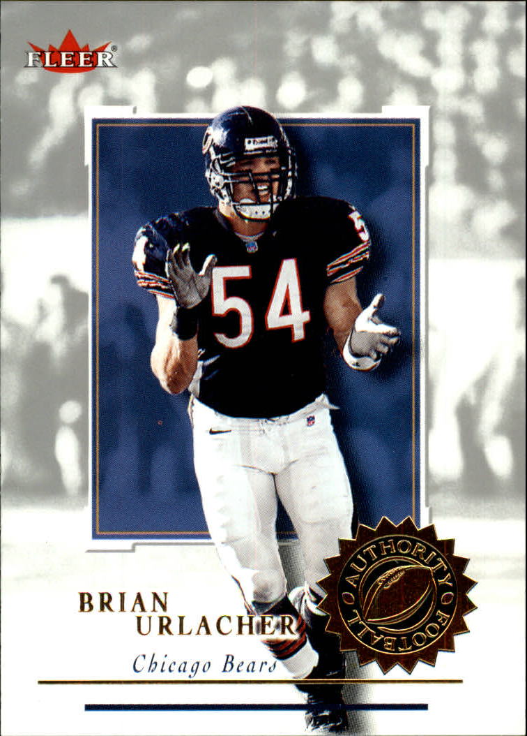 2001 Fleer Authority #1 Brian Urlacher