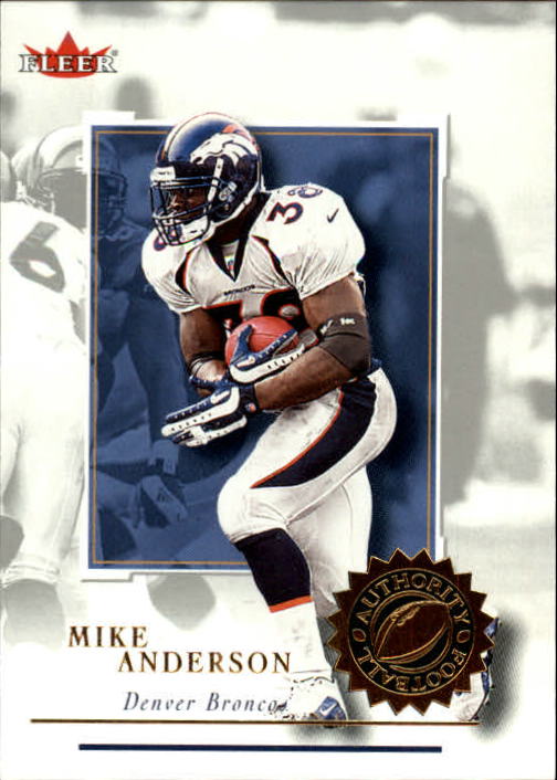 2001 Fleer Authority #45 Mike Anderson