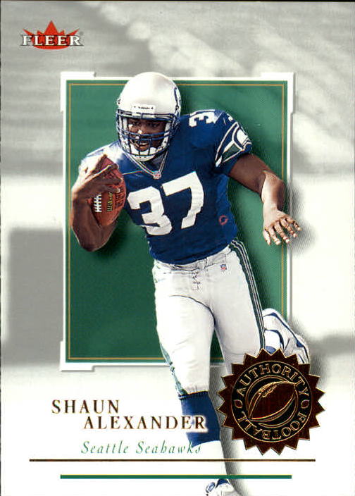 2001 Fleer Authority #48 Shaun Alexander