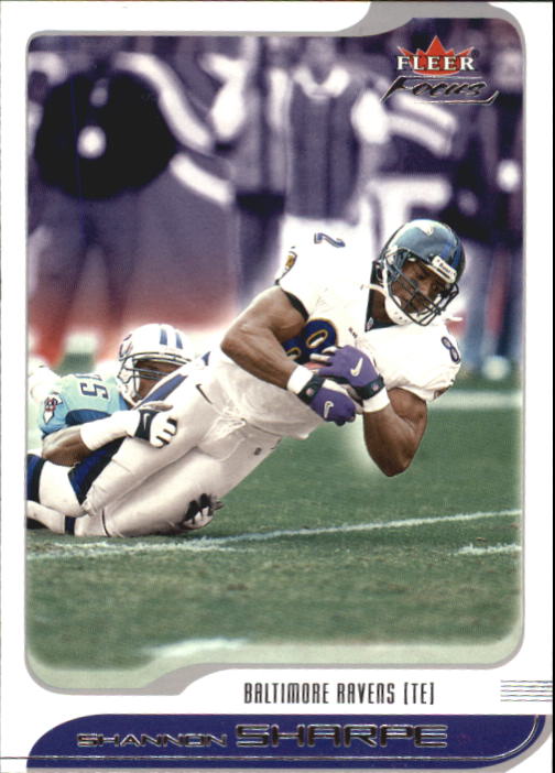 2001 Fleer Focus #6 Shannon Sharpe