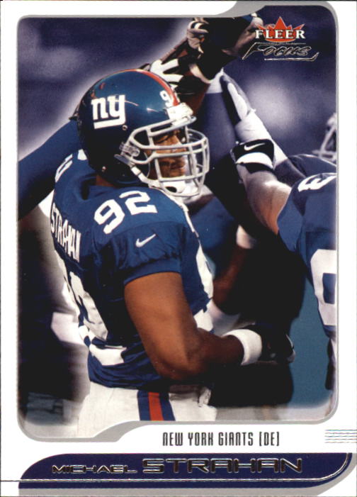 2001 Fleer Focus #9 Michael Strahan