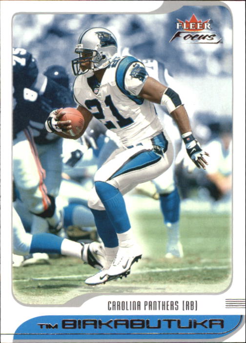 2001 Fleer Focus #70 Tim Biakabutuka