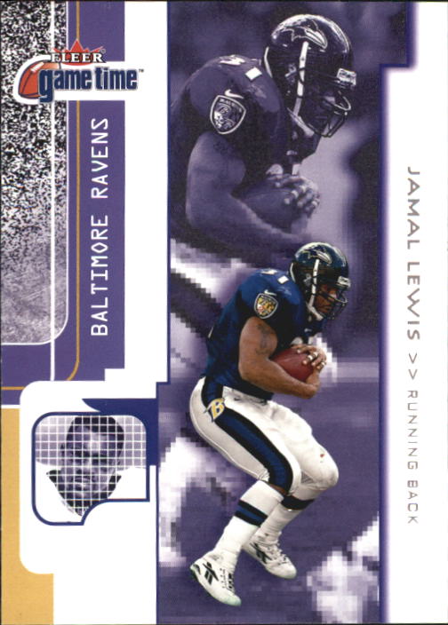 2001 Fleer Game Time #48 Jamal Lewis