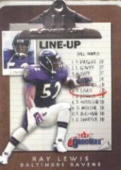 2001 Fleer Game Time Eleven-Up #14 Ray Lewis