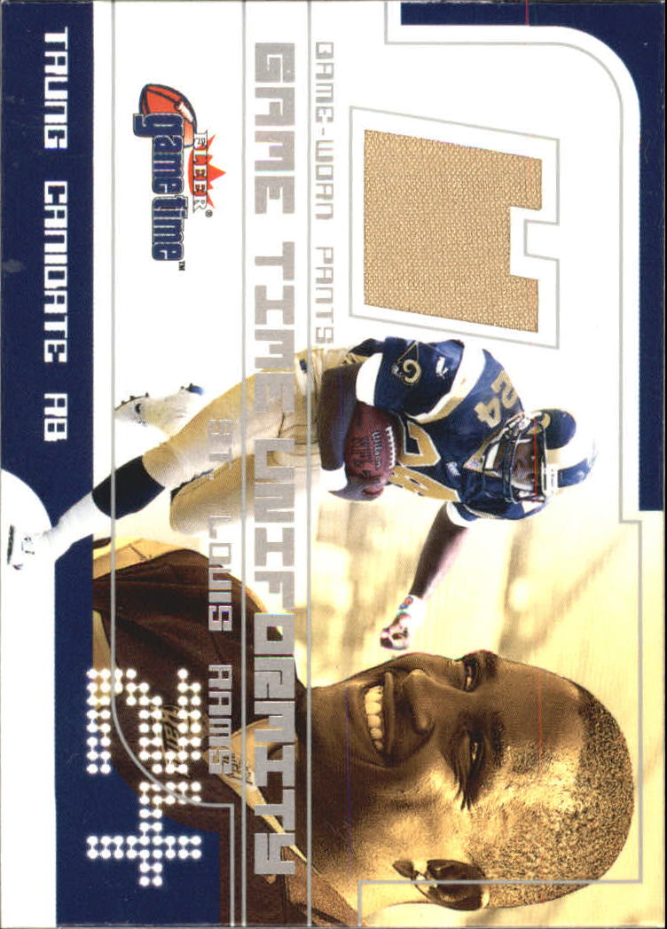 2001 Fleer Game Time Uniformity #9 Trung Canidate Pants