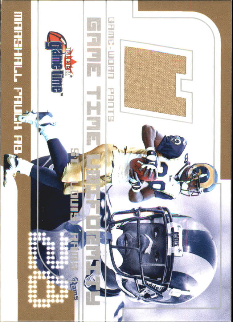 2001 Fleer Game Time Uniformity #12 Marshall Faulk Pants