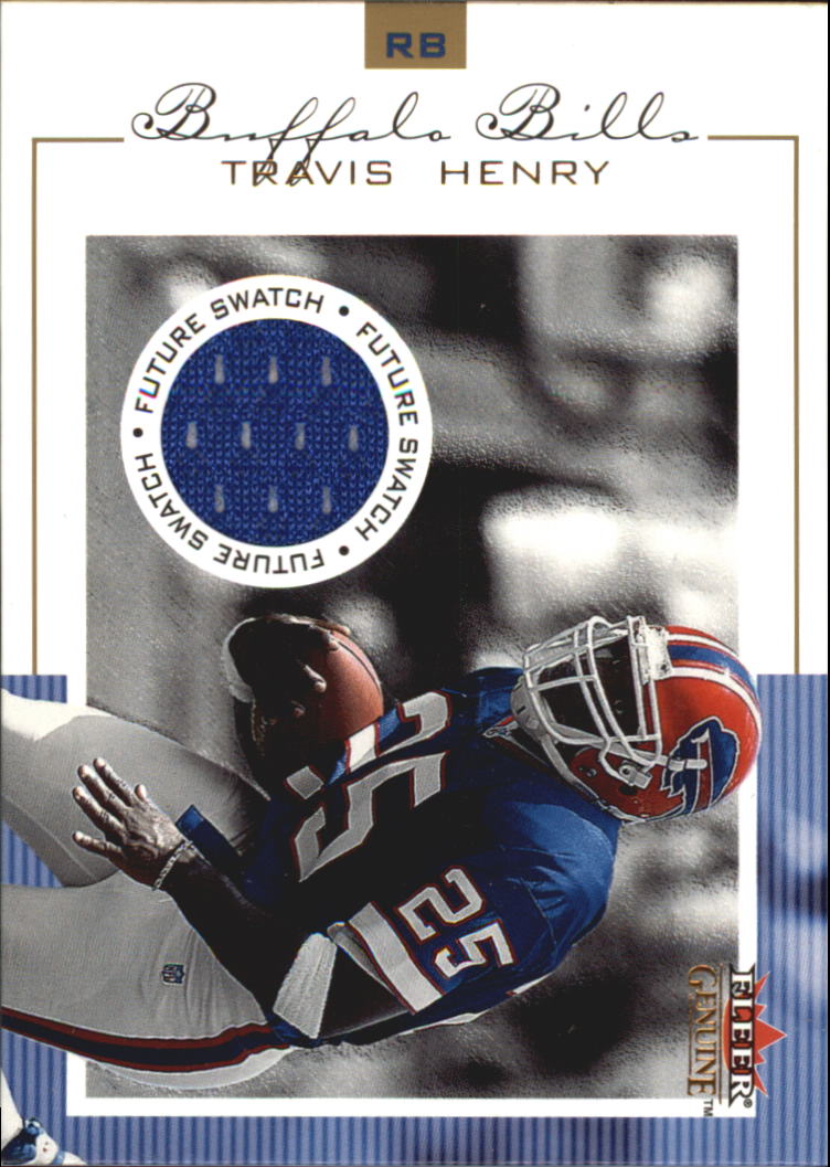 2001 Fleer Genuine #148 Travis Henry JSY RC