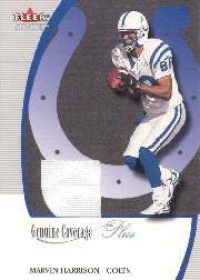 2001 Fleer Genuine Coverage Plus Jerseys #5 Marvin Harrison