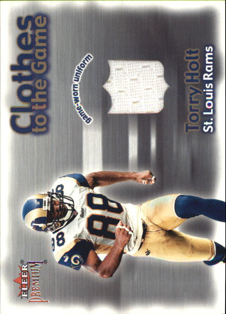 2001 Fleer Premium Clothes to the Game #10 Torry Holt