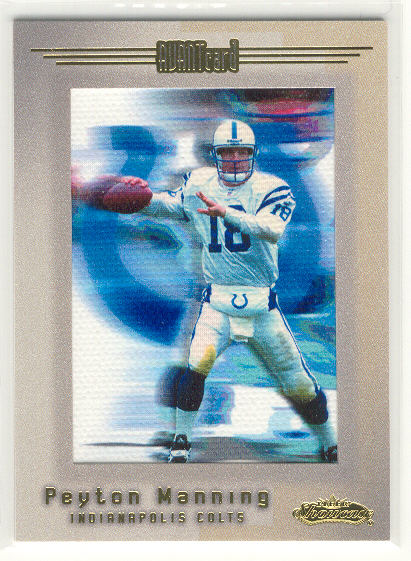 2001 Fleer Showcase #105 Peyton Manning AC