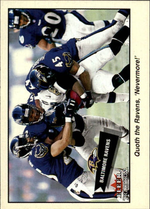 2001 Fleer Tradition #341 Baltimore Ravens TC