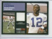 2001 Fleer Tradition Rookie Retro Threads #8 Quincy Carter JSY