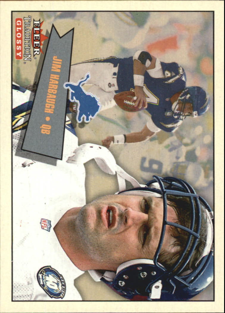 2001 Fleer Tradition Glossy #265 Jim Harbaugh