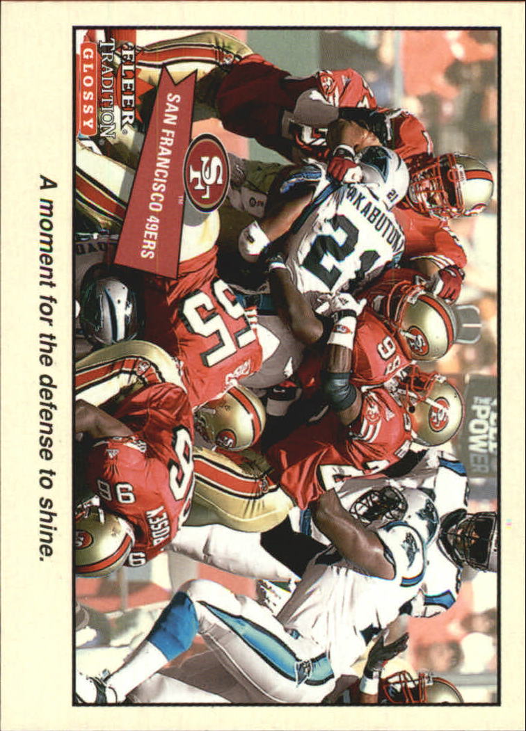 2001 Fleer Tradition Glossy #364 San Francisco 49ers TC